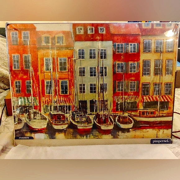 Pimpernel Kitchen Pimpernel Boat Scene Placematss Poshmark